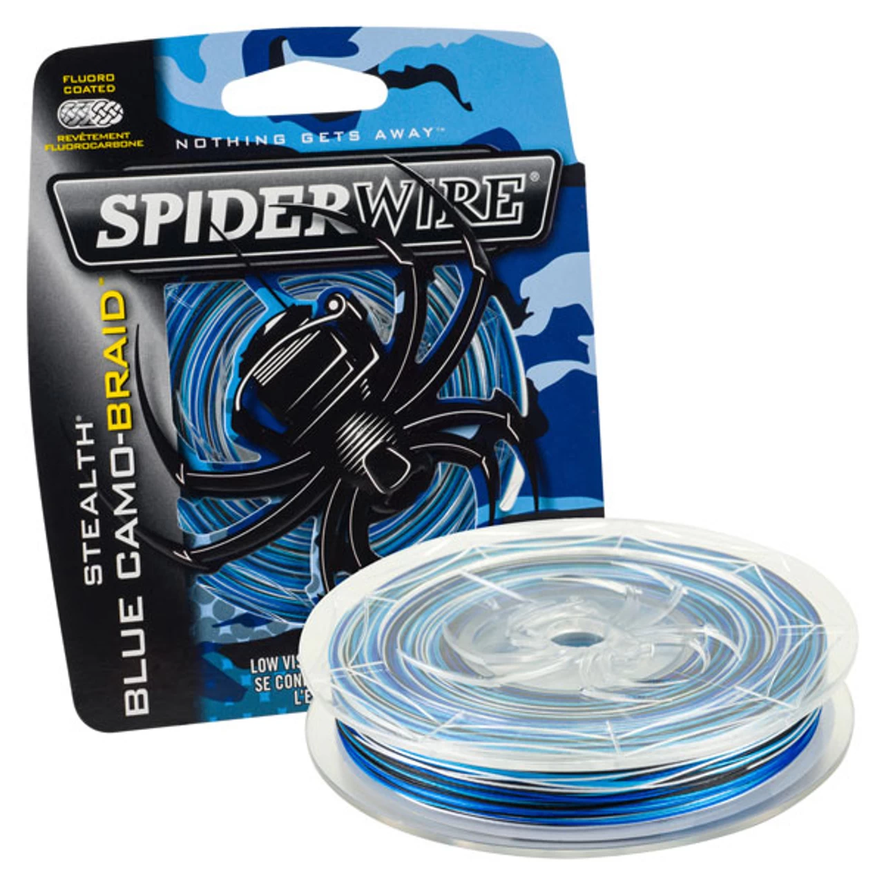 Spiderwire Stealth Blue Camo Braid 200yd Spools 3 Spiderwire Stealth Blue Camo Braid 200yd Spools