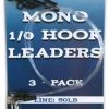 Tackle Crafters Mono J-Hook Leader 1/0 - 3 Pack