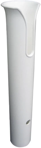 TACO Poly Thru-Bolt Rod Holder W/ Mounting Holes - No Hardware - White