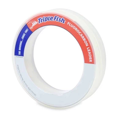 Triple Fish Fluorocarbon Leader 50yds Clear 3 Triple Fish Fluorocarbon Leader 50yds Clear