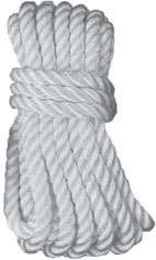 Unicord 460755 3-Strand Twisted White Nylon Dock Lines - 3/8 X 25 3 Unicord 460755 3-Strand Twisted White Nylon Dock Lines - 3/8 X 25