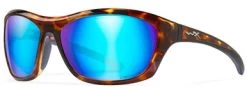Wiley X WX Glory Sunglasses - Blue Mirror Lens/Gloss Demi Frame