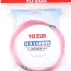 Yo-Zuri HD25LB-DP-100-SPL Fluorocarbon Leader Wrist Spool -Visserij Vondsten yo zuri hd25lb dp 100 spl fluorocarbon leader 100yds wrist spool 01150.1651349357.386.513