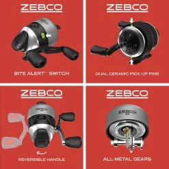 Zebco 33 MAX Spincast Reel -Visserij Vondsten zebco 33mxn bx6 33 max sc reel 39509.1651367492
